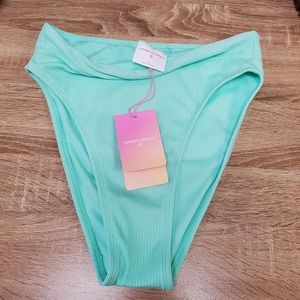High Waist Ribbed Bikini Bottom - Stoney Clover Lane x Target  - Light Green